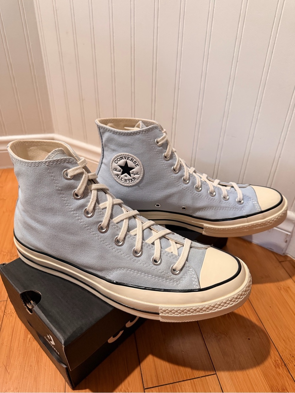 Converse Chuck 70 High Top Sneakers Cloud Blue Men’s 9.5 Women’s 11.5 Flawless